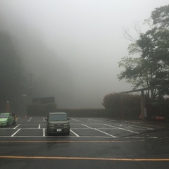 昇仙峡に霧が発生中！