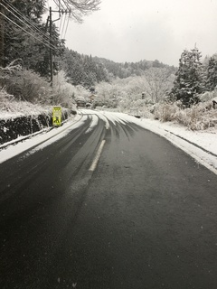 昇仙峡は雪模様！